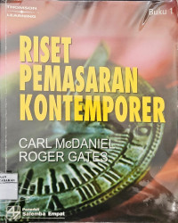 Image of RISET PEMASARAN KONTEMPORER; Edisi 1; Buku 1